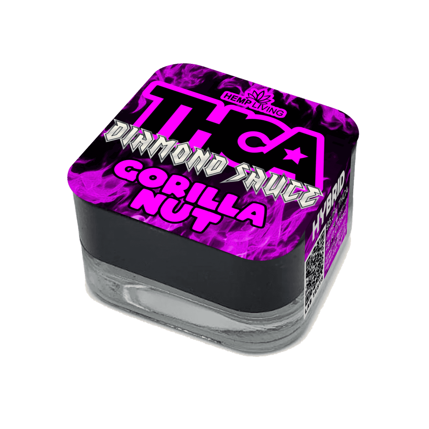 Hemp Living – THCA Diamond Sauce – 2g Jar – Gorilla Nut