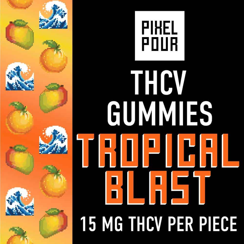 *COMING SOON* THCV Gummies – 15mg – Tropical Blast *BETA RELEASE*