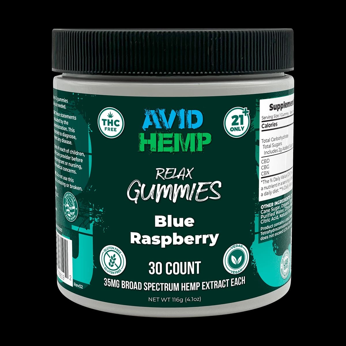 Relax CBD+CBG+CBN Gummies – 30ct