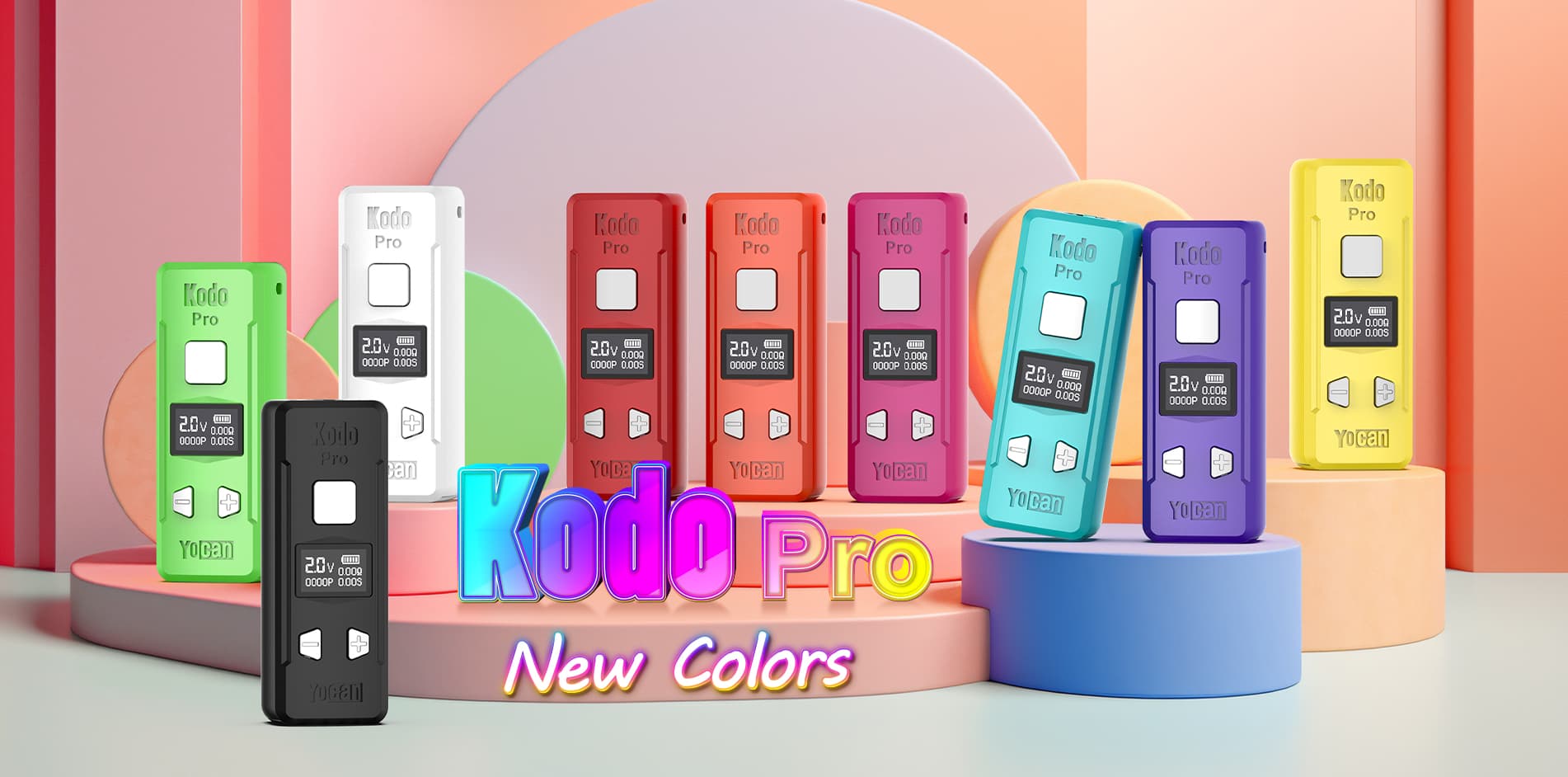 Yocan Kodo Pro Battery | 510 Thread | Variable Voltage – Purple