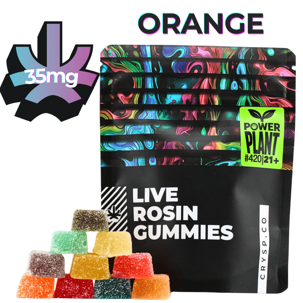 Orange | Live Rosin Cannabis Gummies | 210mg