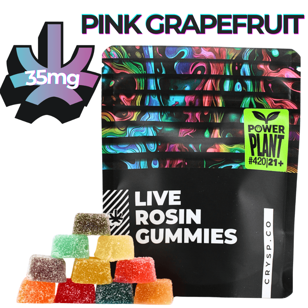 Pink Grapefruit | Live Rosin Cannabis Gummies | 210mg