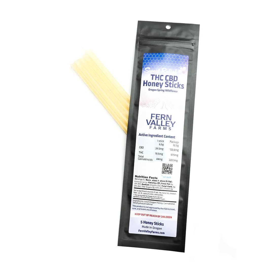 Sweet Relief | THC CBD Honey Sticks