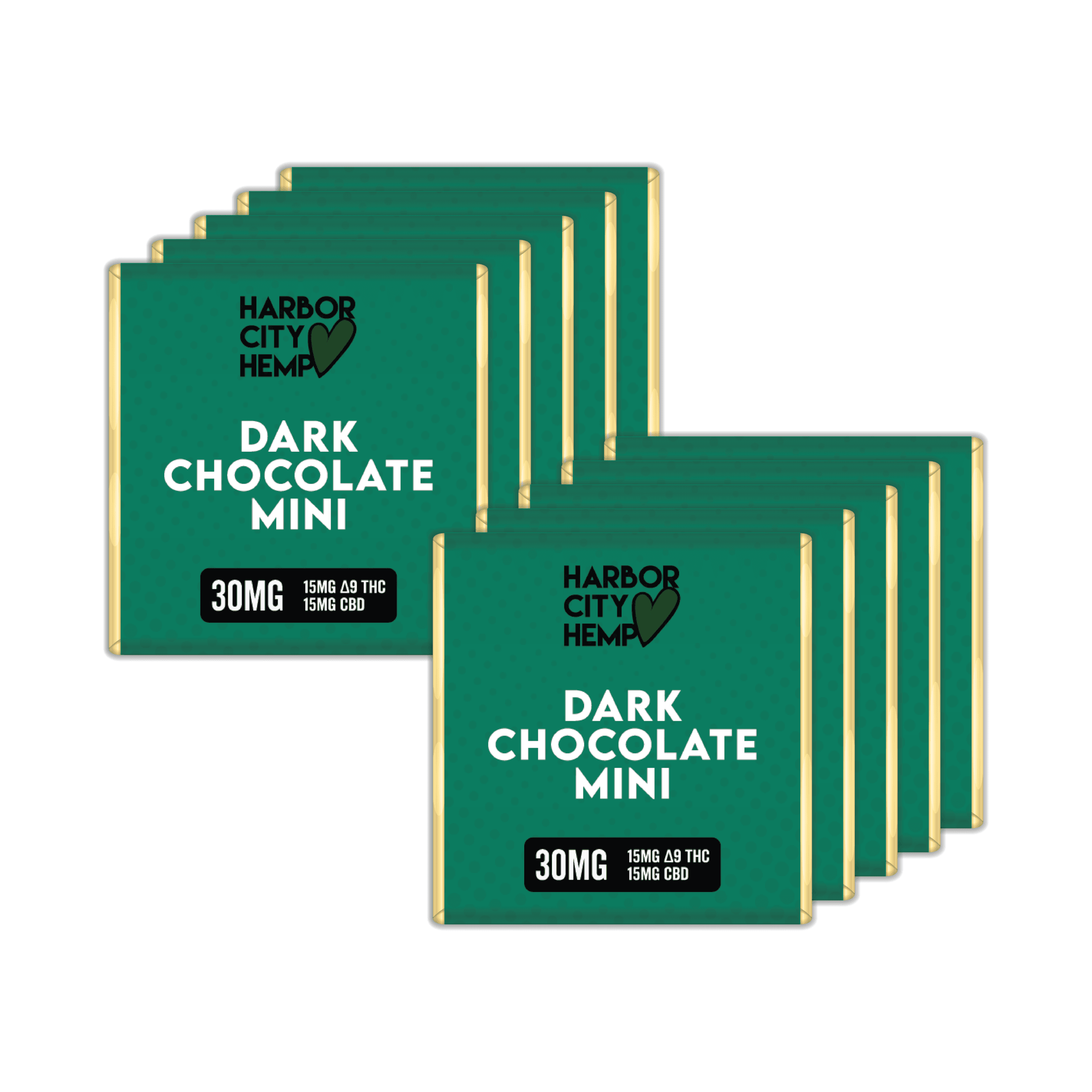 D9:CBD Dark Chocolate Minis 30mg (10 Pack)