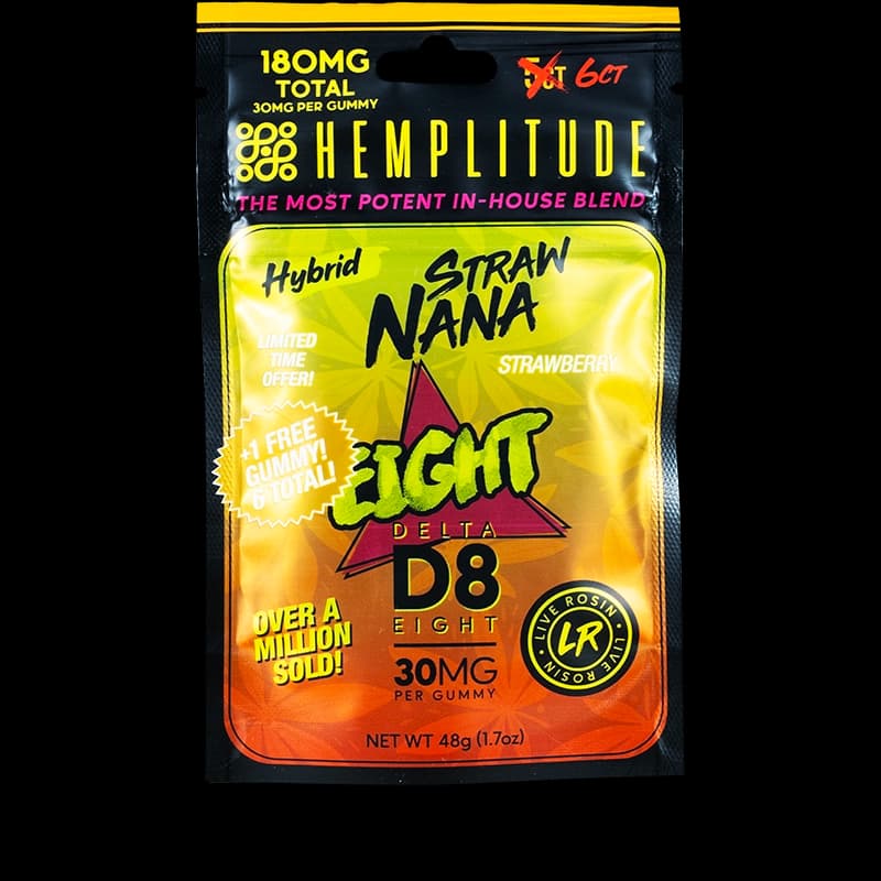 Delta 8 – Live Rosin Gummies – Strawnana