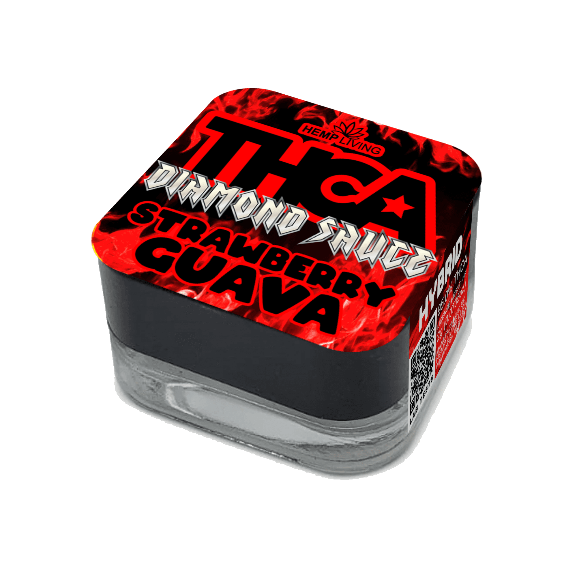 Hemp Living – THCA Diamond Sauce – 2g Jar – Strawberry Guava