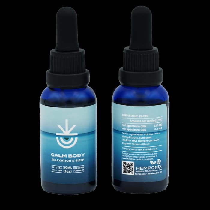 Hemponix Calm Body CBN/CBD Tincture [700/400mg]