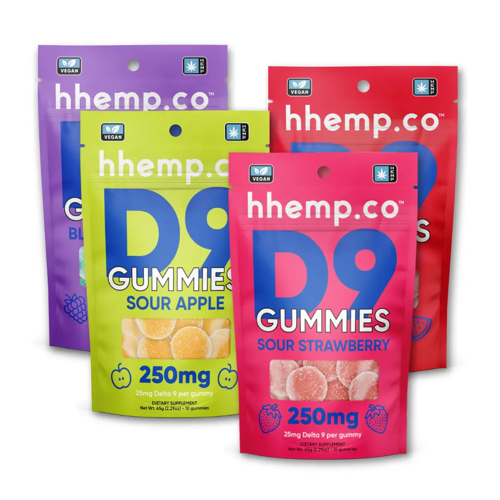 Delta 9 Gummies 250mg – 10pcs – hhemp.co