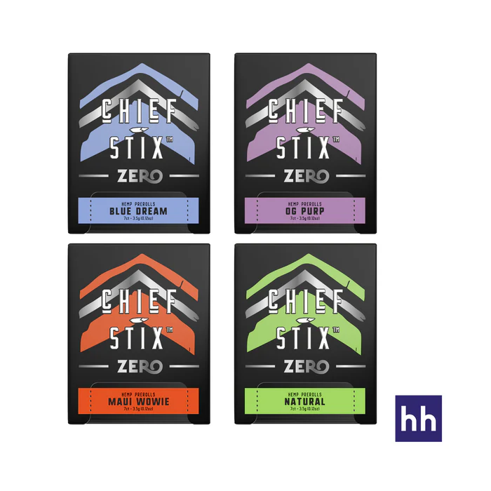 Chief Stix Zero – 7ct 0.5g Prerolls