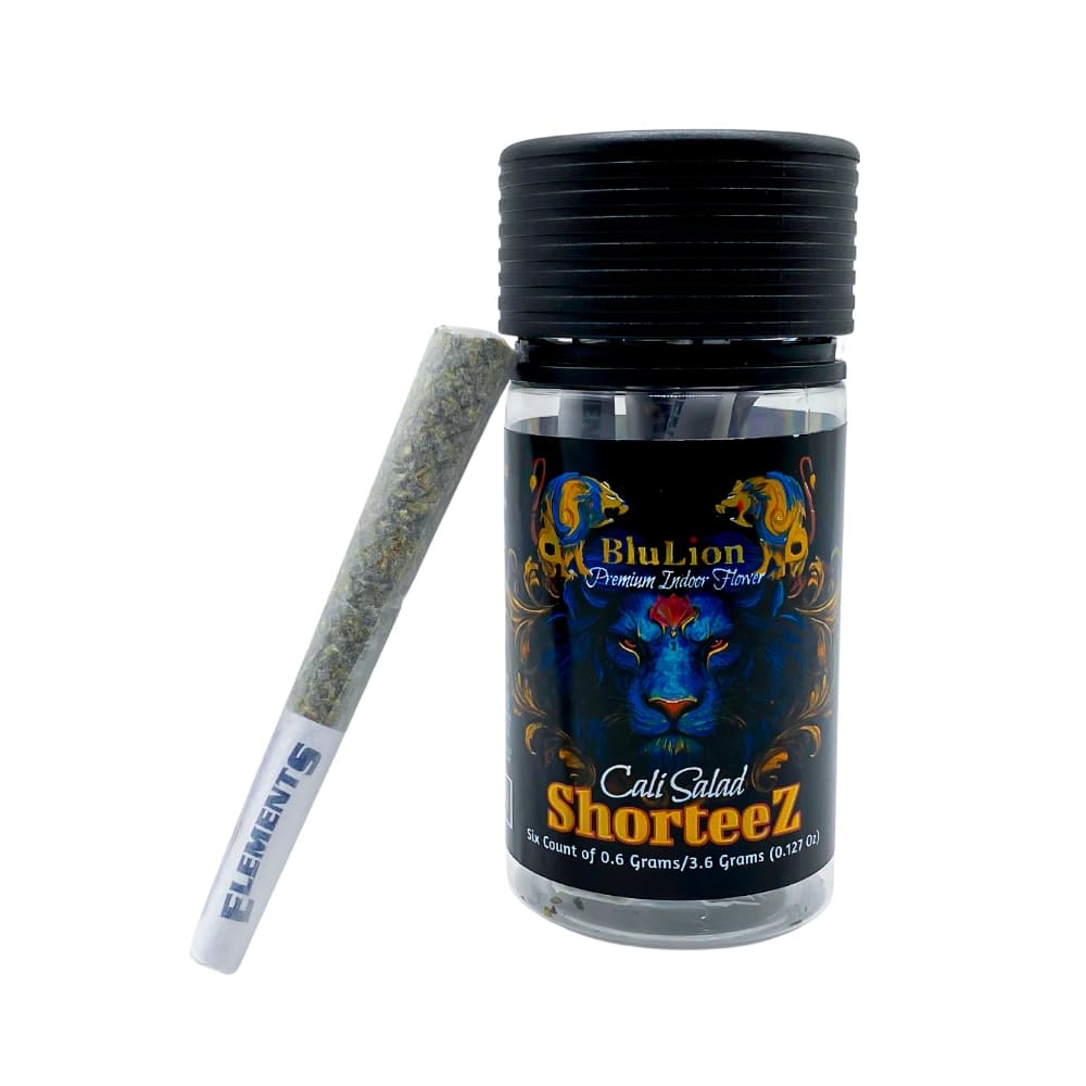 Shorteez Blulion Indoor Flower Prerolls – 6ct