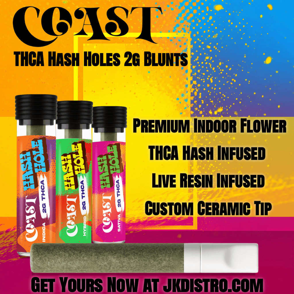 THCA Hash Holes 2g Blunt – Coast Smokes 1ct