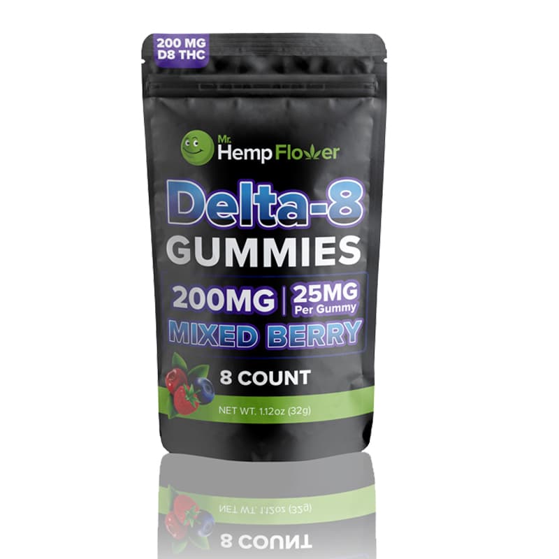 25mg Delta 8 Gummies | 200mg Per Pack