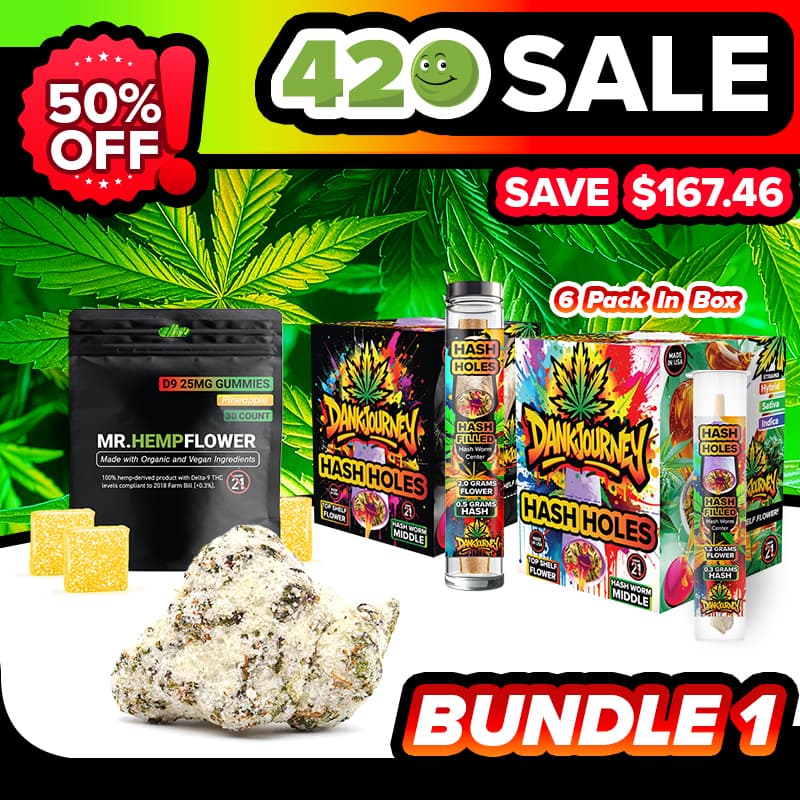 420 Bundle Deal #1 | Hash Holes, Gummies & Snowcaps