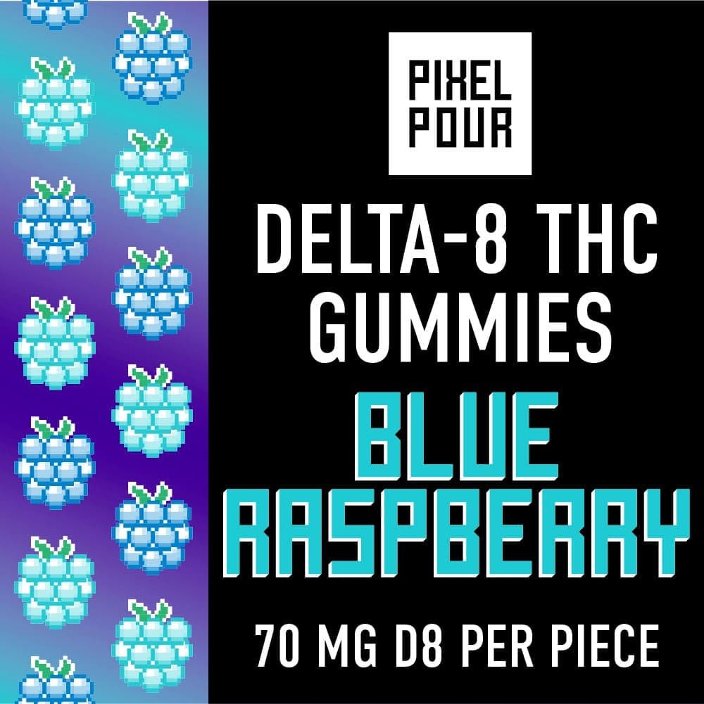 *COMING SOON* Delta-8 THC Gummies – 70mg D8 – Blue Raspberry *BETA RELEASE*