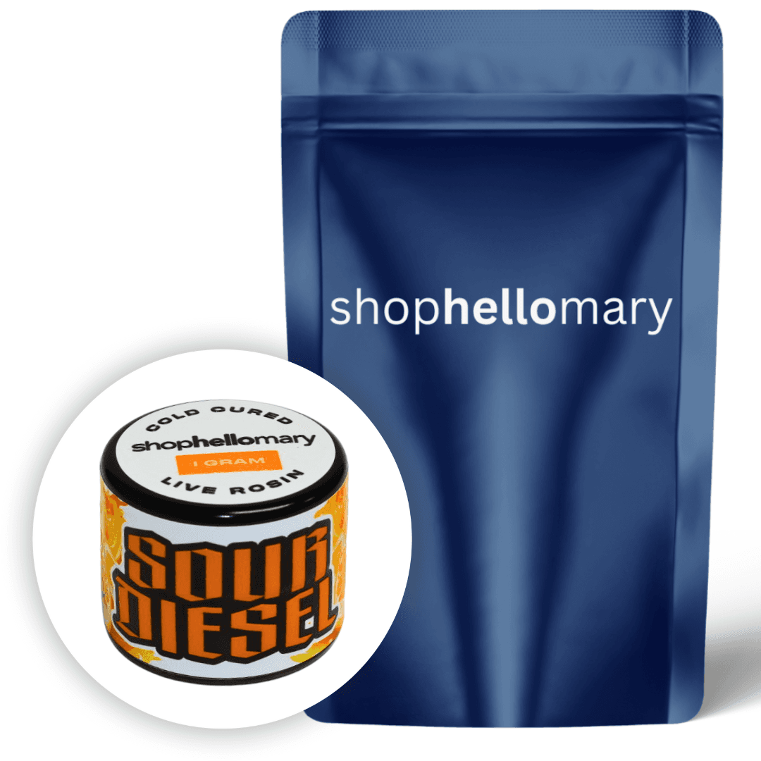 Sour Diesel THCa Rosin