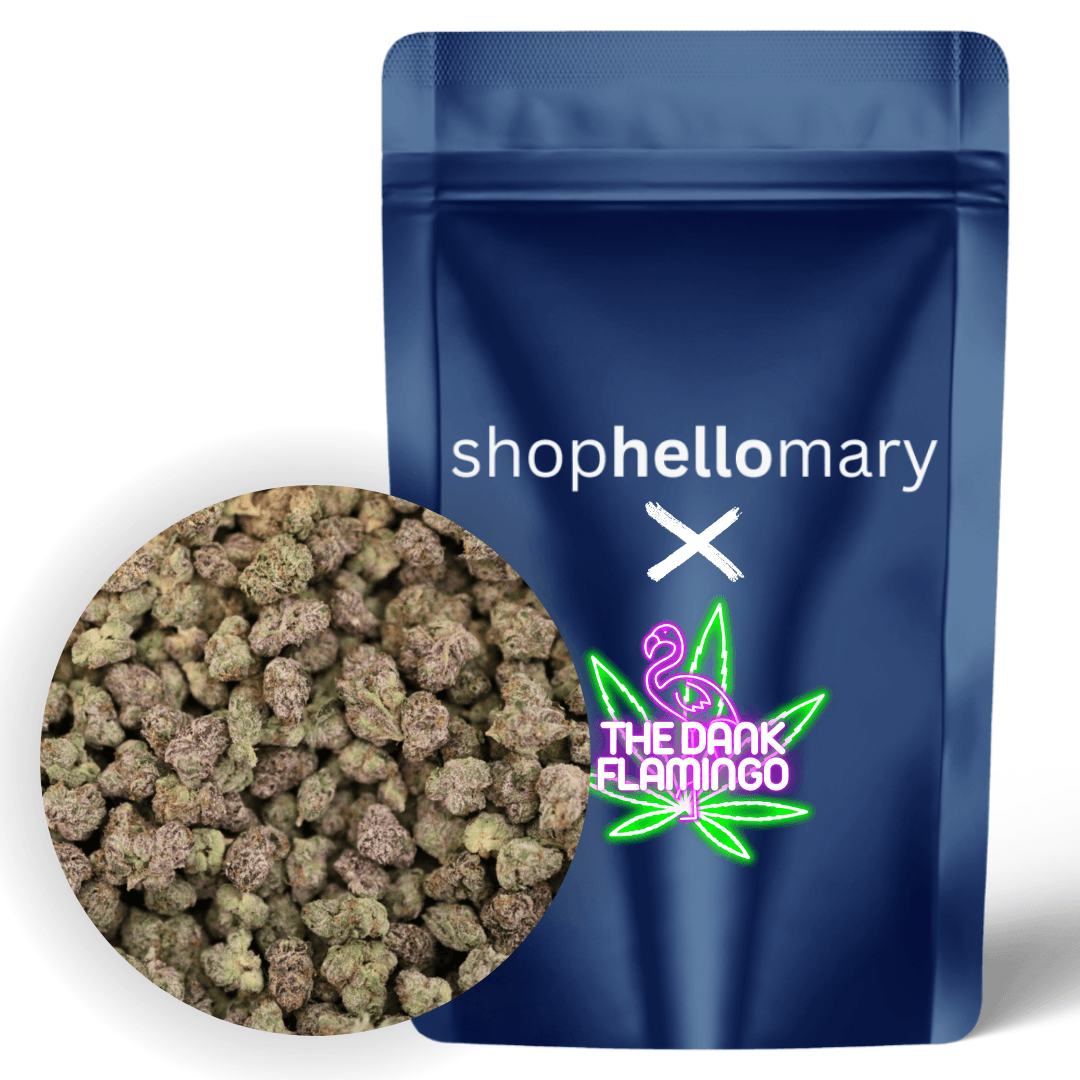 Blue Dank THCa Flower Smalls by Dank Flamingo