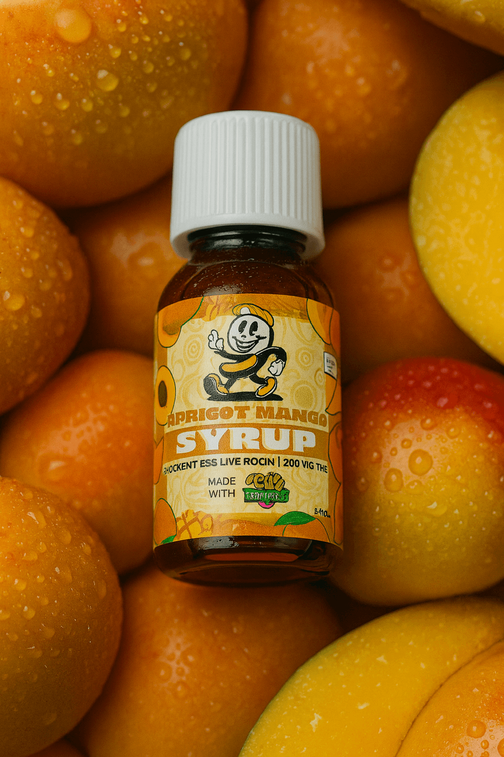 No. 9 x Gold Country Resin – Live Rosin Syrup 200mg – Apricot Mango