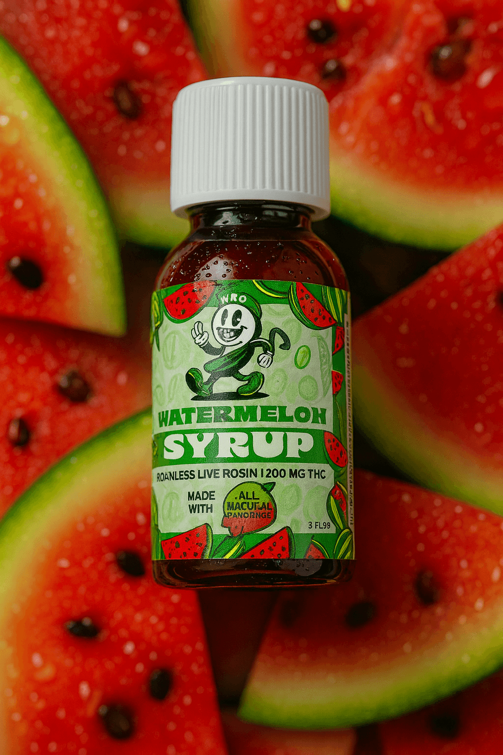 No. 9 x Gold Country Resin – Live Rosin Syrup 200mg – Watermelon