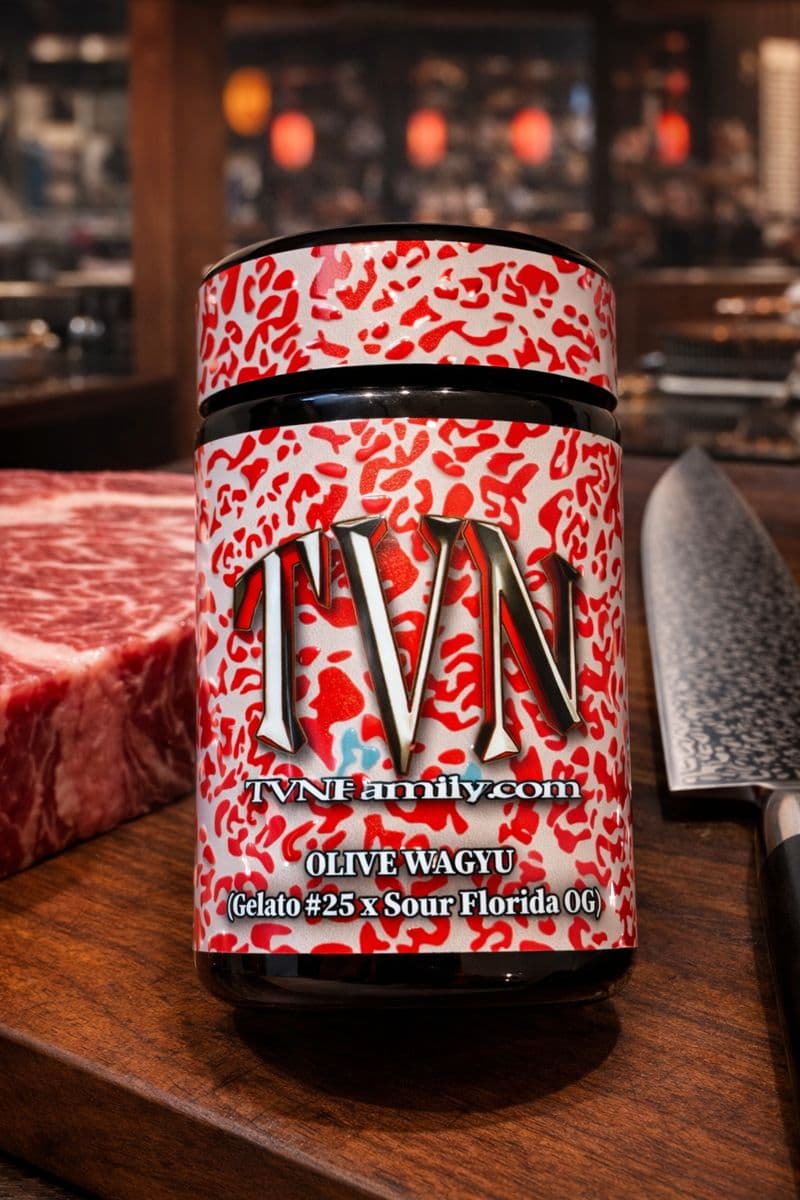 Premium Small Batch Indoor Flower 7G – Olive Wagyu