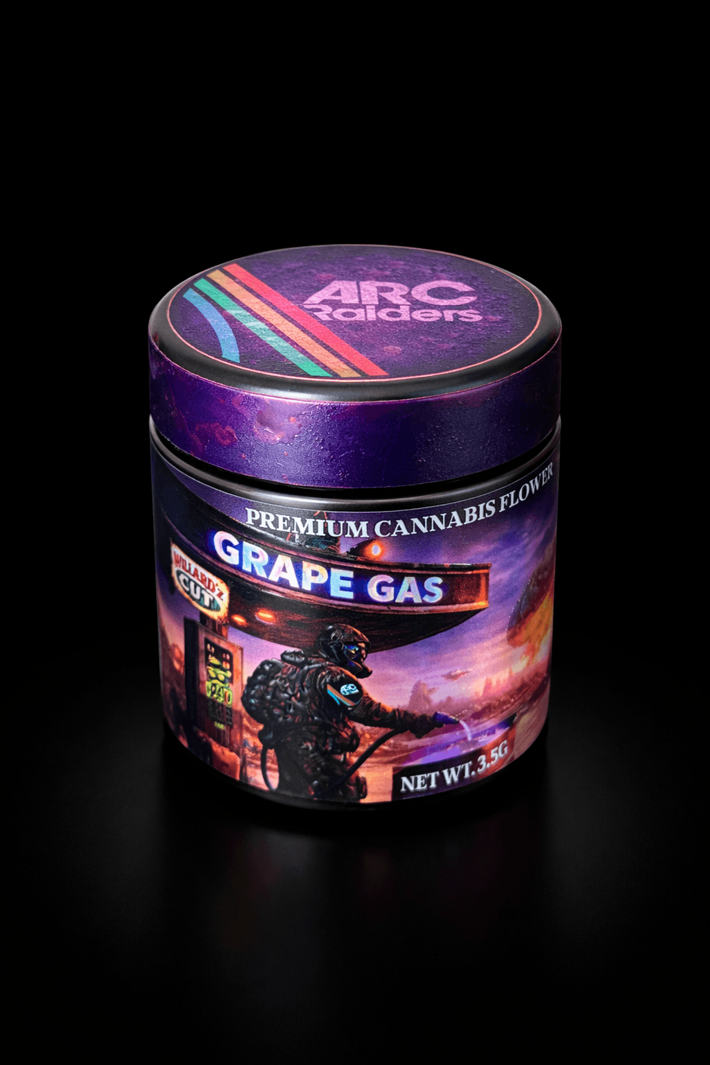 Premium Small Batch Indoor Flower 3.5G – Grape Gas