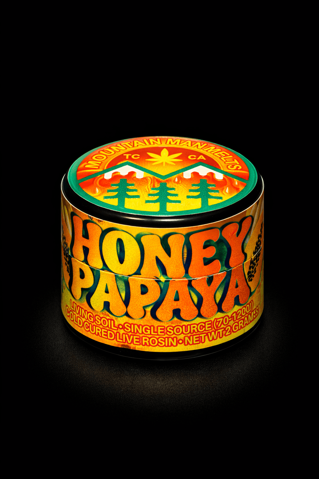 Cold Cure Solventless Live Rosin 2G – Honey Papaya