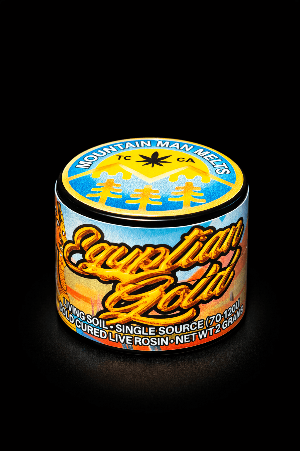 Cold Cure Solventless Live Rosin 2G – Egyptian Gold