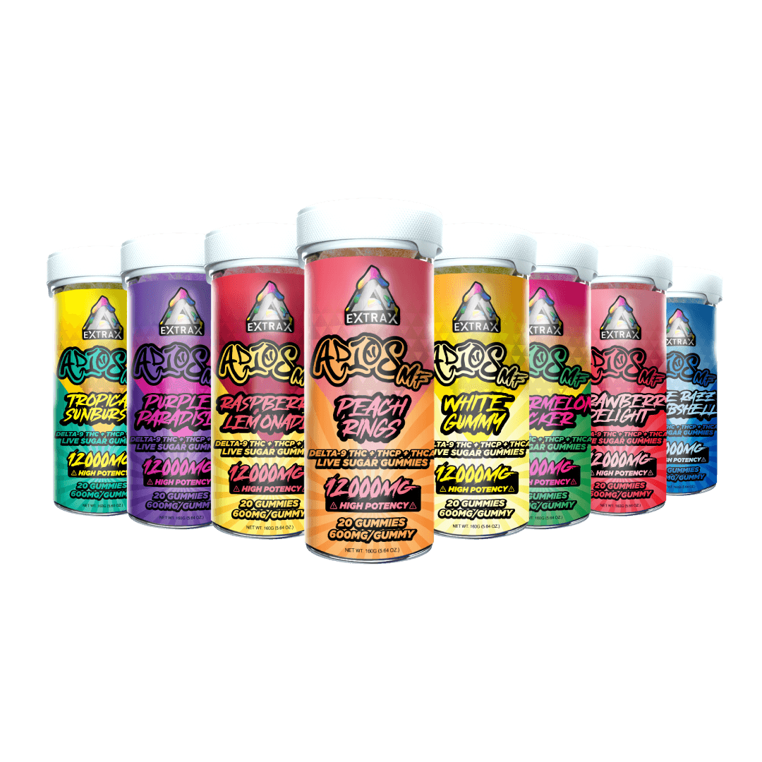 THCa Live Sugar 12000mg Gummies | Adios MF