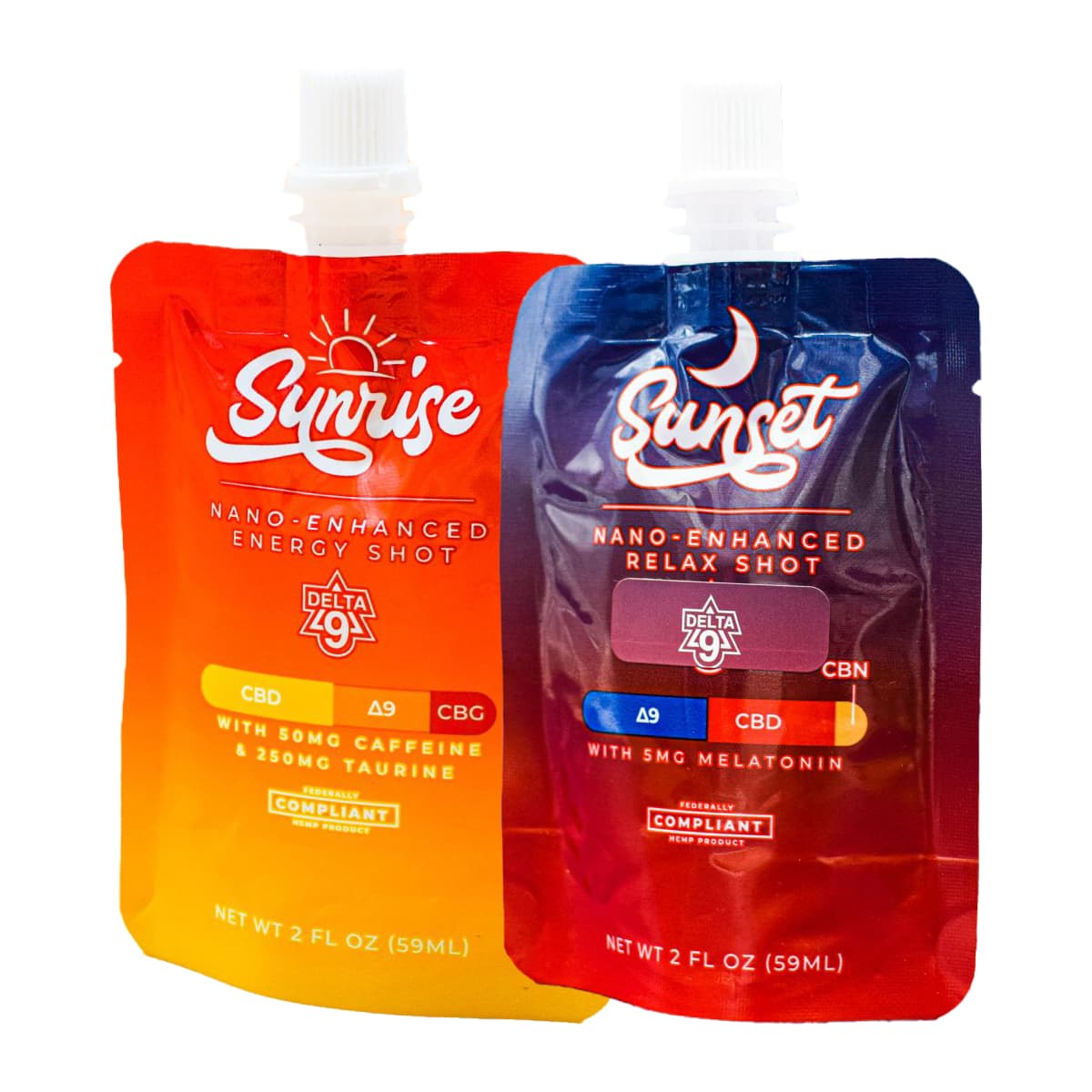 Snapdragon Sunrise and Sunset Nano-Enhanced 2oz Shots