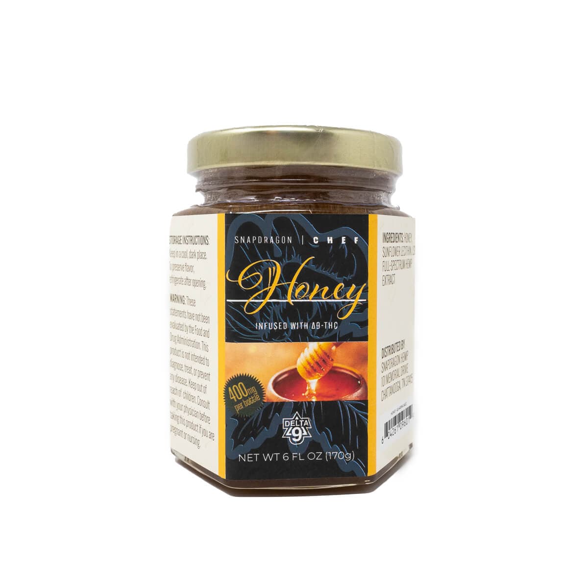 Delta-9 THC Infused Honey Jars 6oz and12oz