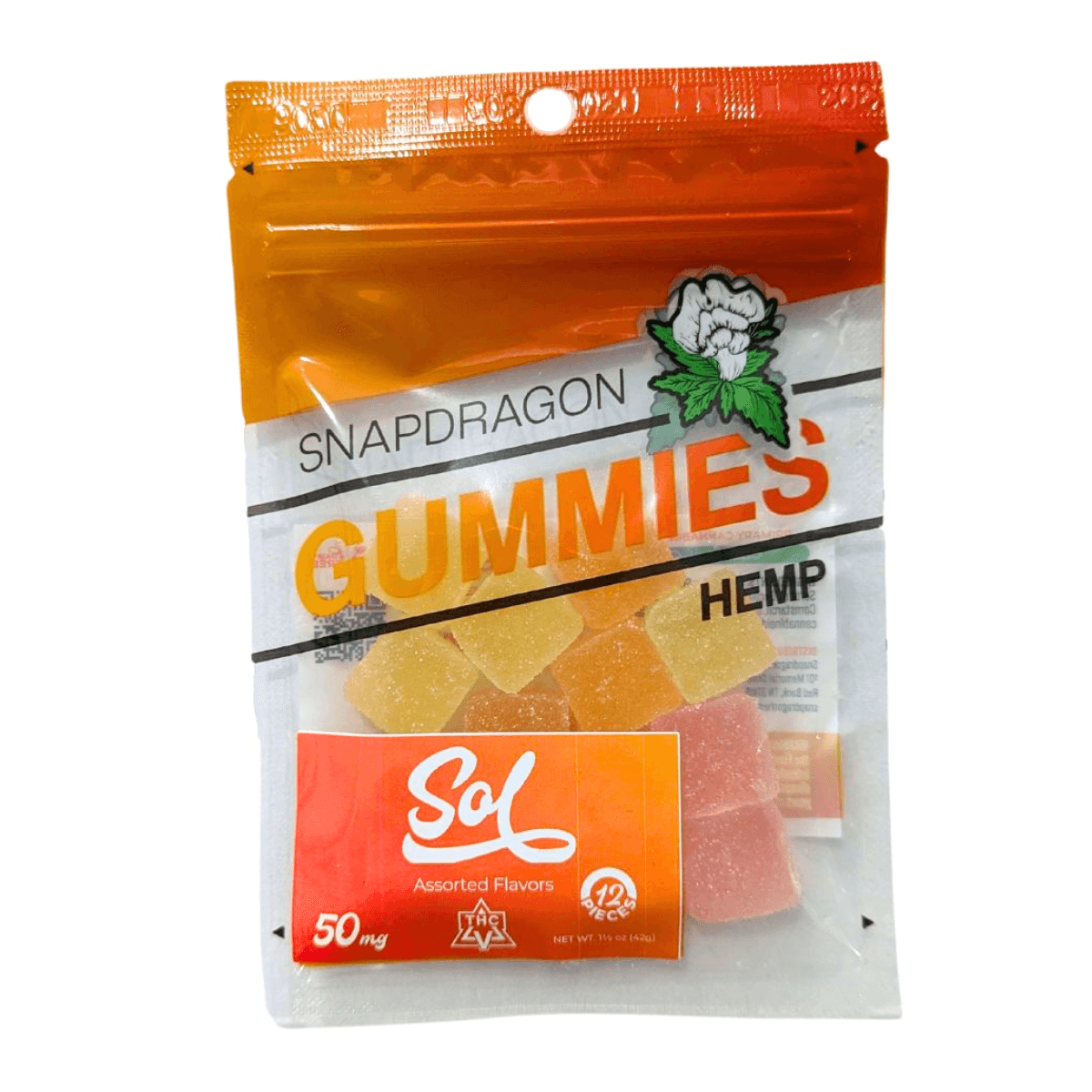 THCV, CBD, CBG Infused Sol Gummies