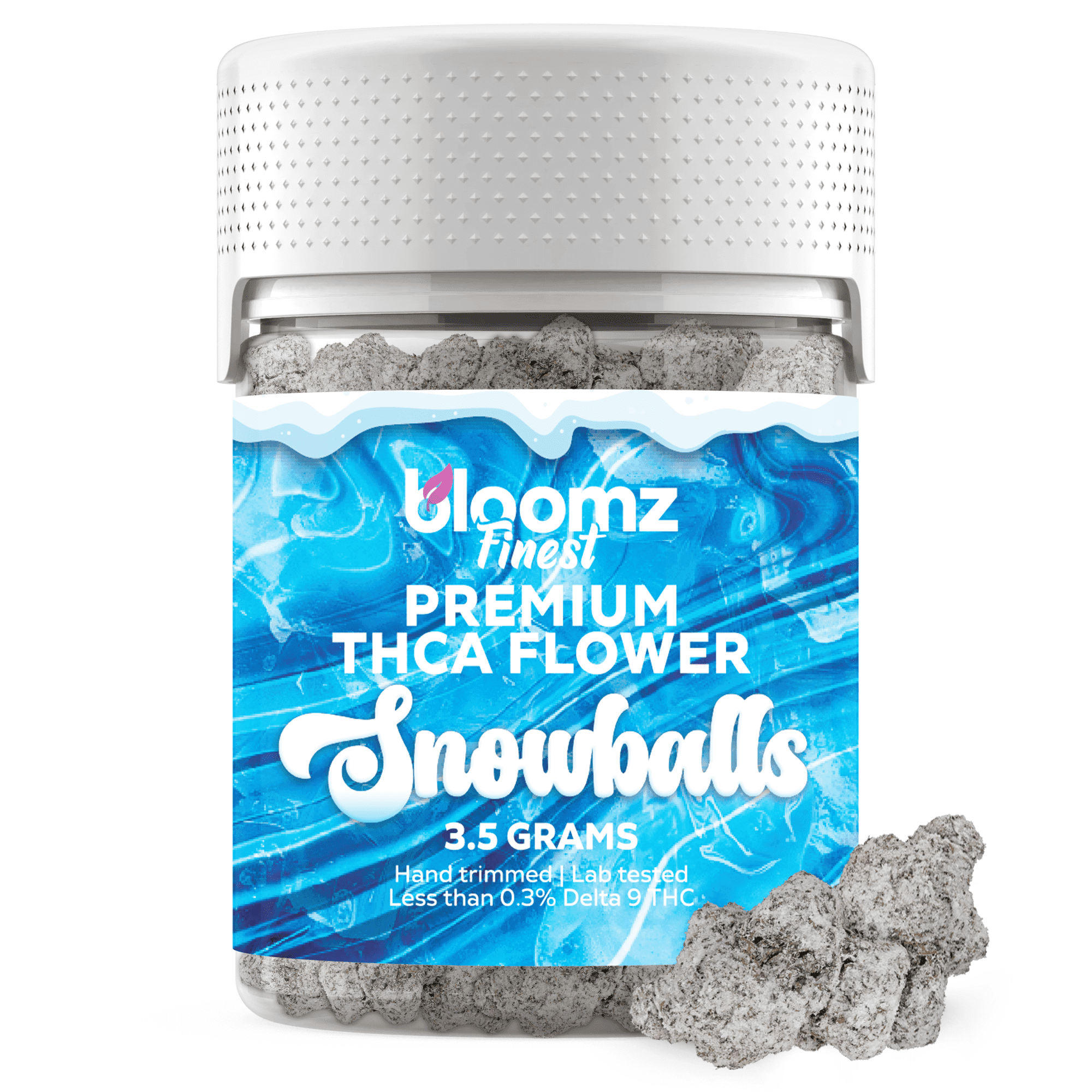 THCA Flower – Snow Caps