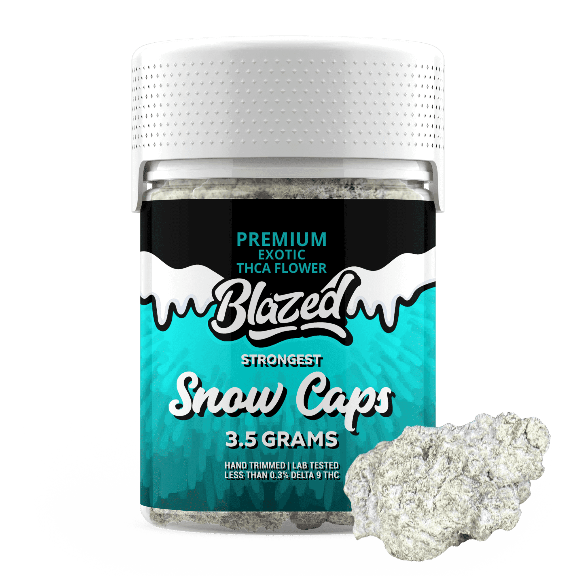 Blazed Strongest Exotic THCA Snow Caps