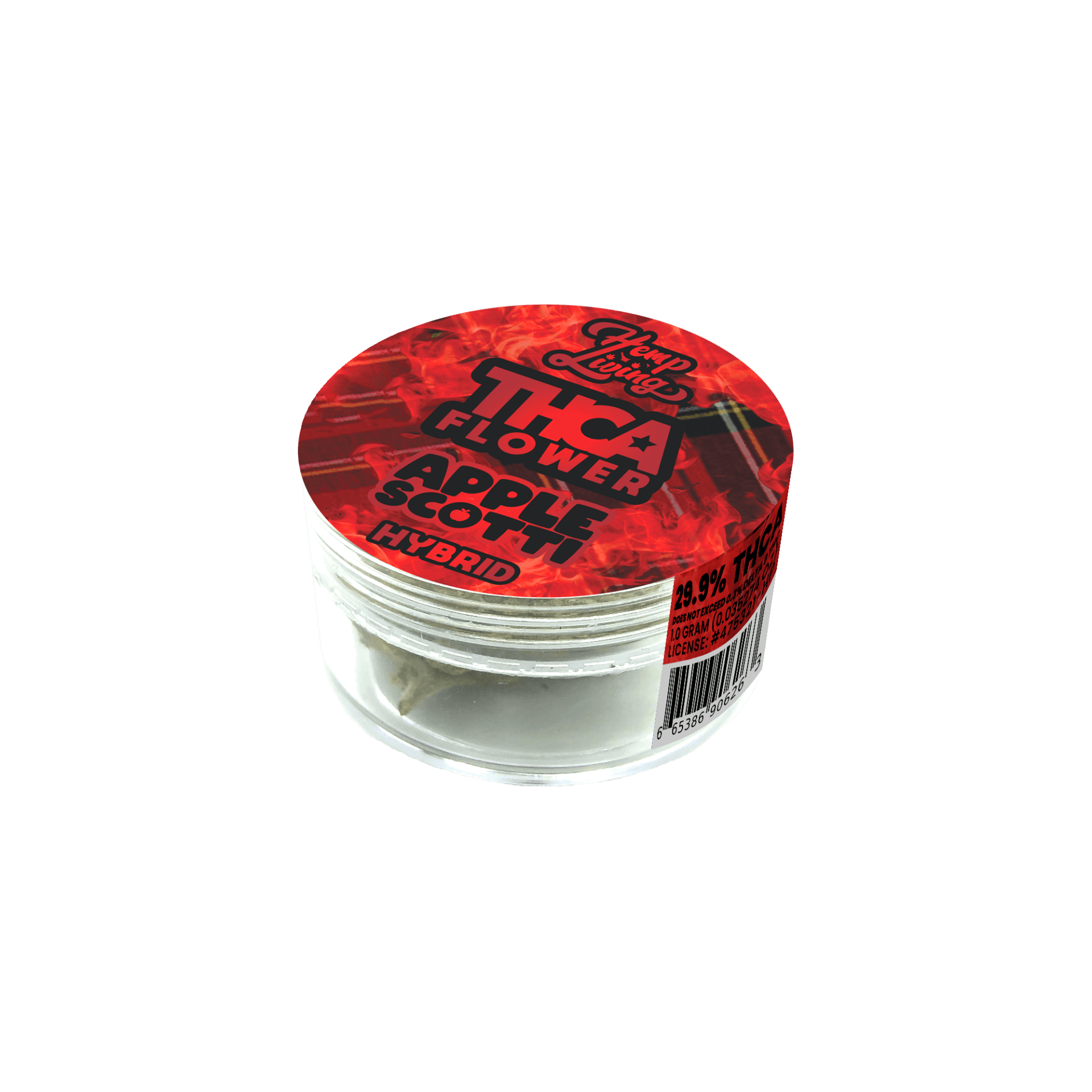 Hemp Living – THCA Flower 1g Jar – Applescotti