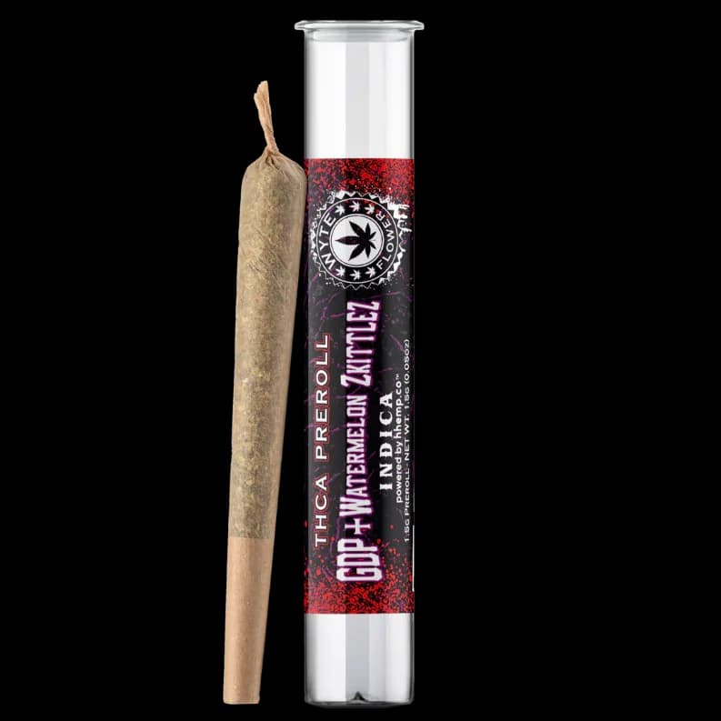 Wyte Flower 1.5g Preroll – GDP + Watermelon Z (Indica)