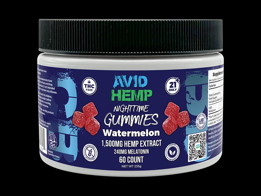 CBD NightTime Gummies 1500mg 60ct