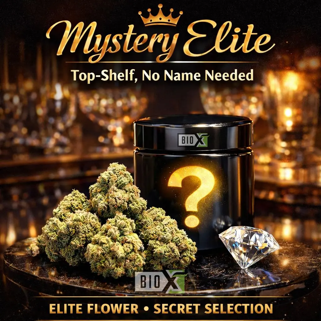 THCa Flower Clearance | Cheap $50/Oz Deals – 14 grams, Strain: ELITE | Mystery Strain