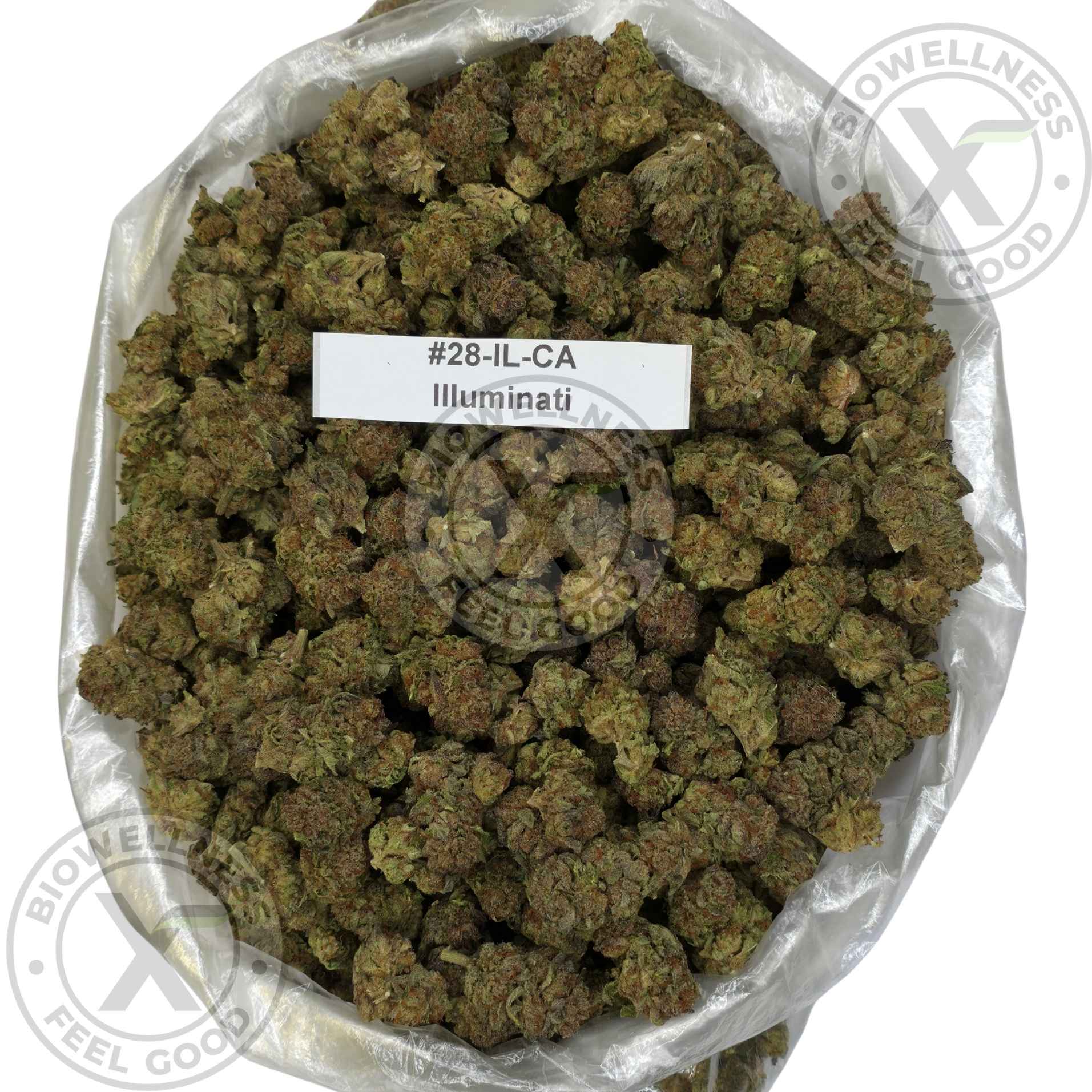 THCa Flower Clearance | Cheap $50/Oz Deals – 28 grams, Strain: A/AA | Cali Illuminati (Indica)
