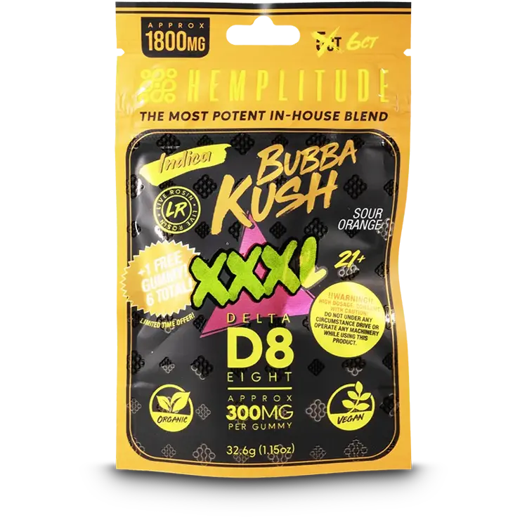 XXXL — 1800mg Gummies — Bubba Kush