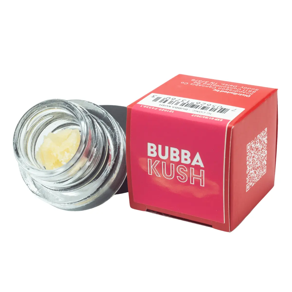 THCA Live Resin Concentrate – Bubba Kush Crumble (Indica), Weight: 3.5g