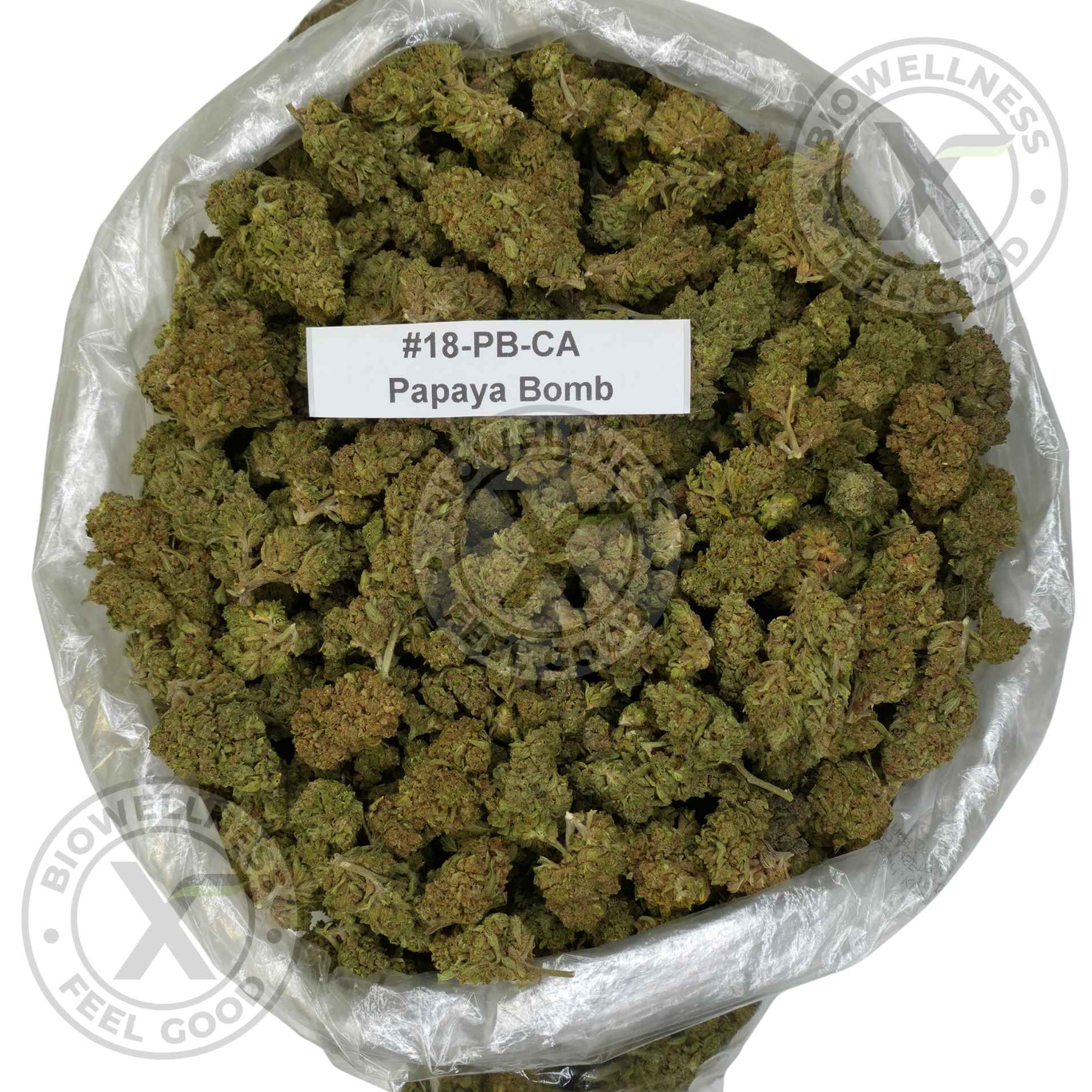 THCa Flower Clearance | Cheap $50/Oz Deals – 14 grams, Strain: A/AA | Papaya Bomb (Indica)