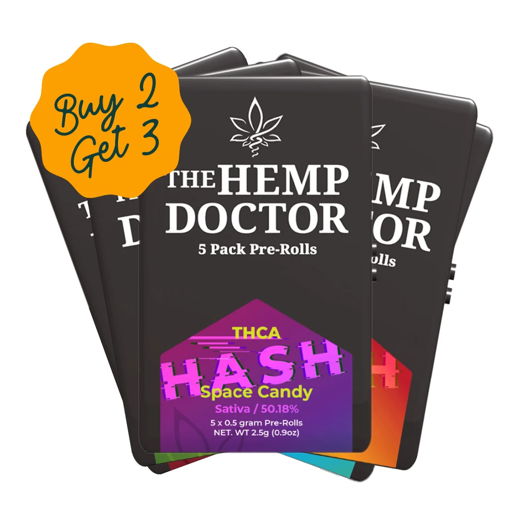 Ljc B2g3 THCa Bubble Hash Infused Prerolls | 5-Pack Tins