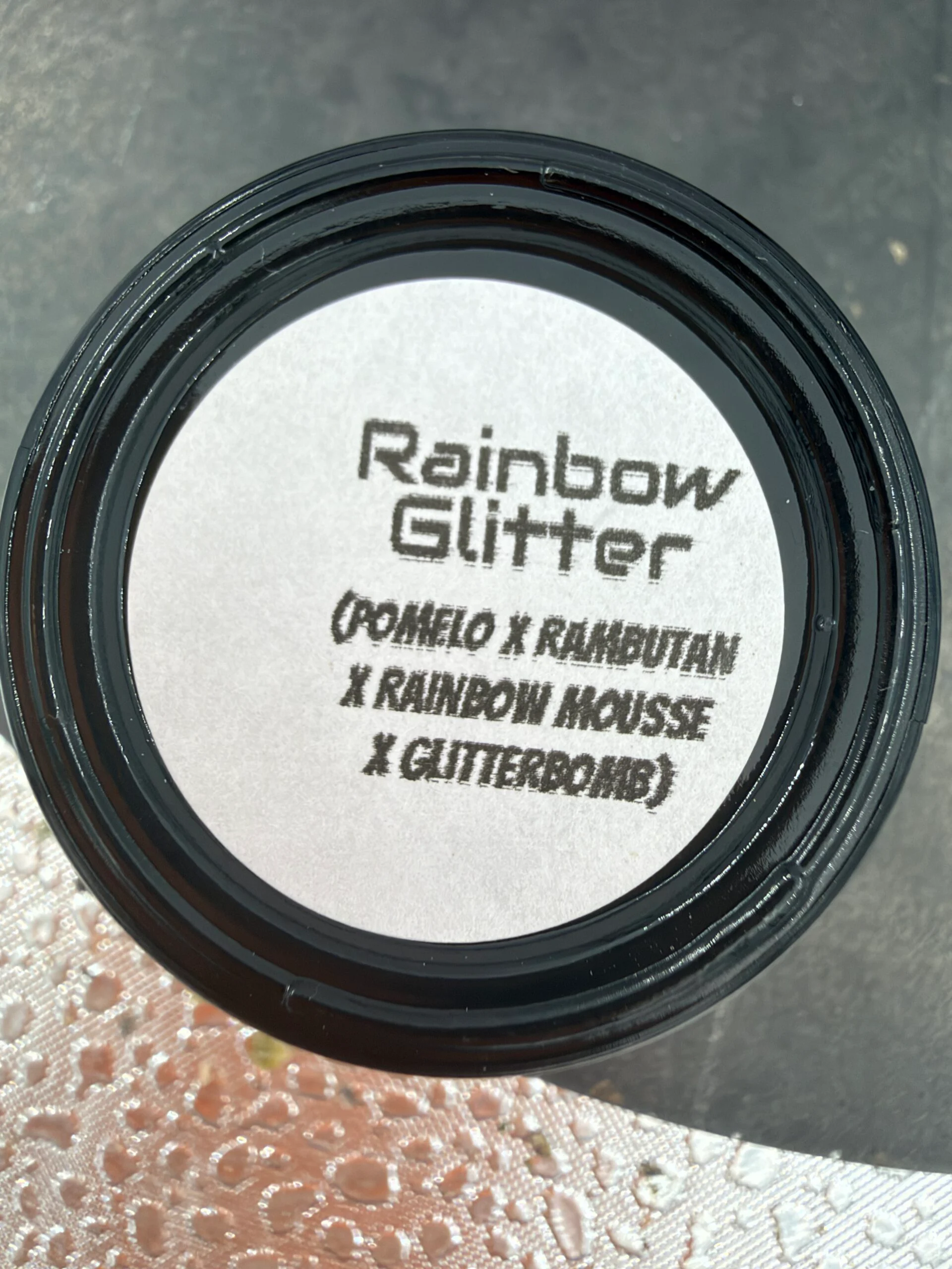 HCS Rainbow Glitter 2G Jar