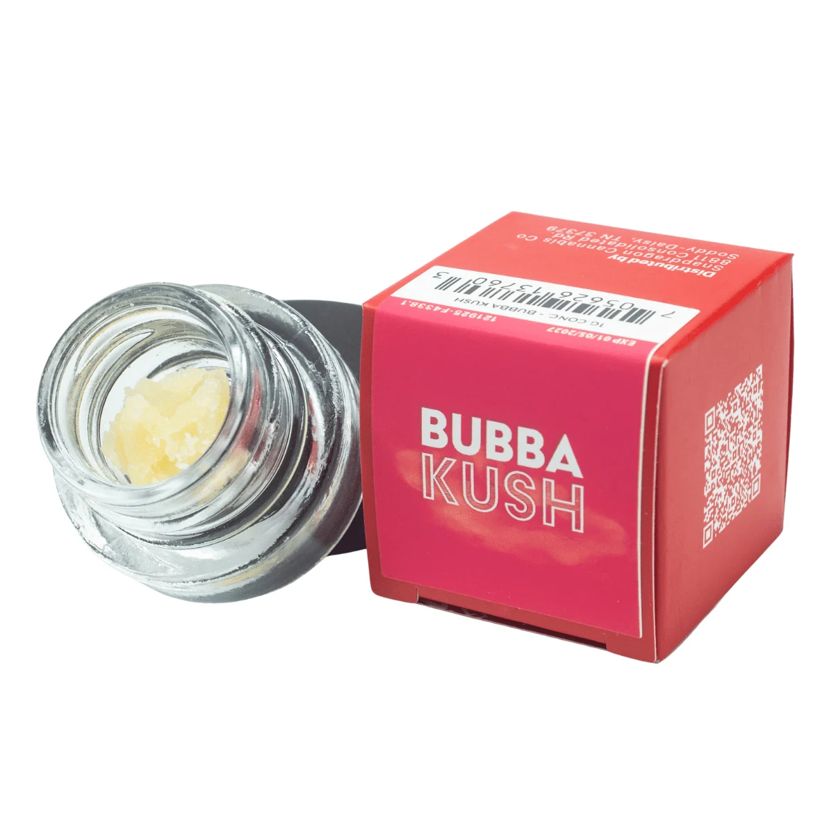 THCA Live Resin Concentrate – Bubba Kush Crumble (Indica), Weight: – 1g