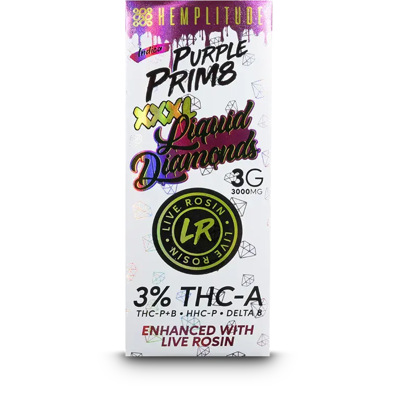 Liquid Diamonds – 3000mg Disposable – Purple Prim8